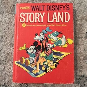 Golden Press Disney 55 Favorite Stories Illustrated Hardcover Mickey Mouse Goofy